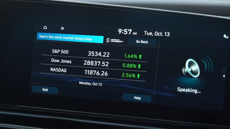 Elantra Dashboard with Houndify