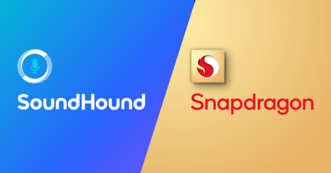SoundHound and Snapdragon logo lockup