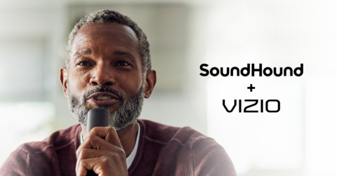 Vizio and SoundHound Logo Lockup