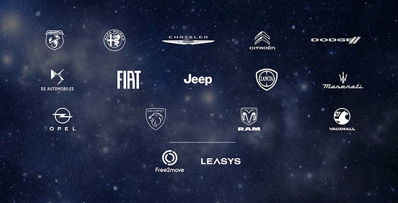 multiple car model logos
